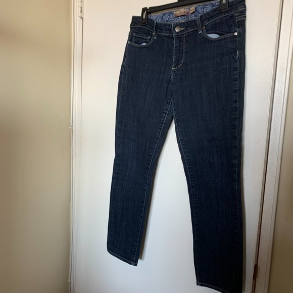 Paige PREMIUM DENIM Skyline Ankle Jeans 99% COTTON DARK WASH Size 30 - Picture 1 of 9